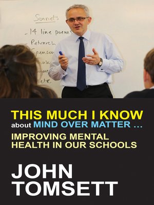 cover image of This Much I Know About Mind Over Matter ...